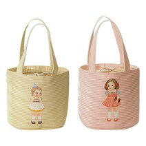 블럭마트 소녀감성 보온보냉 피크닉백 랜덤 발송, 2개입