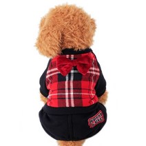 제제펫 리본 기모 애견츄리닝, Y405PDFC067