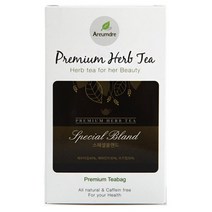 아름드레 프리미엄 화이트 스페셜블랜드 허브티, 1.1g, 20개