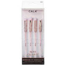 CALA 로즈 쿼츠 쉬머링 아이 에센셜 브러쉬 세트, 혼합 색상, 1세트