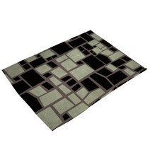 이코디 베리어스 패턴 테이블 매트, 다크체크, 42 x 32 cm