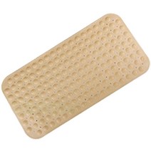 마켓감성 미끄럼방지 욕실 고무매트, 베이지, 2개