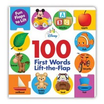 Disney Baby 100 First Words Lift-The-Flap:, Disney Press