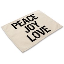 리빙팝 레터링 테이블매트, 02, 42 x 32 cm