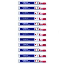 스테들러 마스 마이크로 컬러 샤프심 254 레드, 0.5mm, 12개