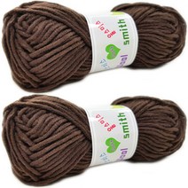 행복뜨기 울스미스 뜨개실 2p, 51 밤색, 2개