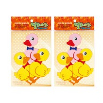 동기오피스 펠트아트 아기오리 3p x 2세트, 혼합 색상(DF-1105)
