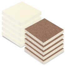 딩동펫 애견 미끄럼방지 매트, 브라운50p + 아이보리50p