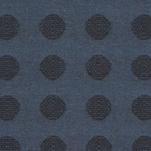 다이와보 YARN DYED 미디엄도트 패브릭원단, 블루
