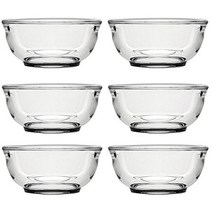 Iris Middle Bowl 160ml 6P세트 투명 6개