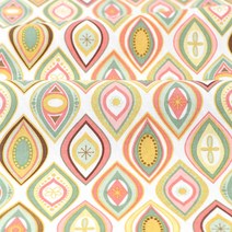 릴리블레이크 30수 코튼 에스닉 패브릭원단, 백아이바탕