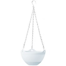 마켓감성 컬러 행잉 화분 걸이, 화이트