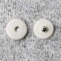 싸개스냅단추 2p세트 13mm, 라이트베이지, 15세트