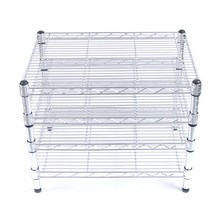 코랙코리아 25파이 산업용 메탈랙 4단 450 x 600 x 450 mm, 실버