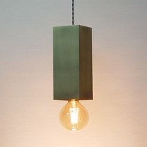 샛별하우스 네모 팬던트 조명 대형, 신주브론즈