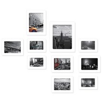 왈가닥스 페이퍼갤러리 프레임 10p + 뉴욕 포토카드 10p, 화이트