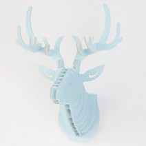 가팡 사슴 헌팅트로피 trophy01, 블루