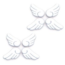 블럭마트 문콕방지 엔젤윙 도어가드 4p, 화이트, 2개입