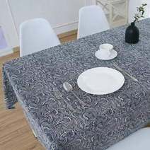 비케이 코튼 테이블보 북유럽 정원 느낌, 23, 110 x 110 cm