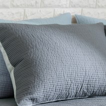 애쉬 시그널 피그먼트 줄누비 베개커버