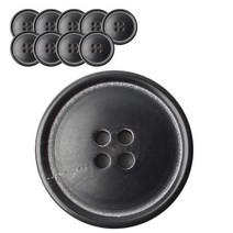 동화상가몰 소뿔단추17 25mm, 블랙, 10개입