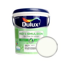 듀럭스 키즈에멀전 무광 페인트 3L, Pristine Porcelain