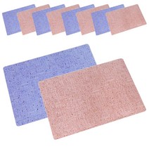 블럭마트 주방 식탁매트 같은색상 테이블매트 10p, 랜덤 발송, 45 x 30 cm