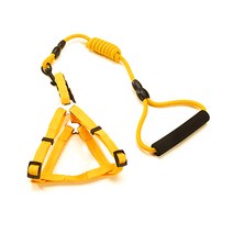 알럽펫 반려견 고급 하네스 세트 XS, 옐로우, 1개