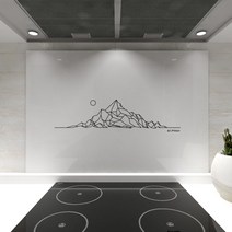 웰룸 주방아트보드 시에라 800 x 600 mm, 화이트, 1개