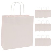 도나앤데코 도시락 선물포장 종이쇼핑백 연핑크 대, 1개입, 10개