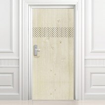 디자인수풀 빈티지 스타일 현관문 시트지 VDS 34, 베이지