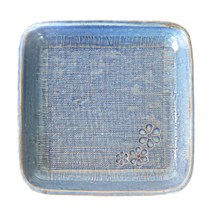 디토 사각 찬기 15cm, 스틸블루, 1개