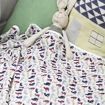 오즈맘 면 100% 이중거즈 보들보들 유아 여름 블랭킷 중 90 x 110 cm, 모던캣츠