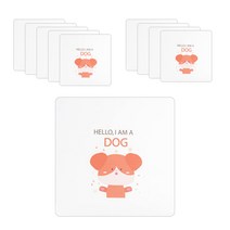 AnTs 동물 코스터 10p, 작은 강아지