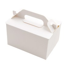 봄91 SW 조각케익 앞열림상자 중 15 × 10.5 × 9 cm, 화이트, 5개입