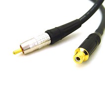 카나레 카나레 디지털 RCA 연장케이블, 블랙, 90m