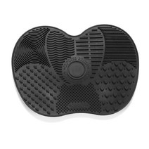 DM 실리콘 브러쉬 세척 패드, 블랙, 1개