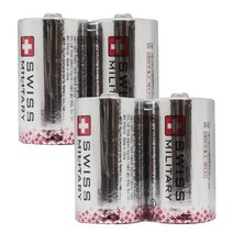 스위스밀리터리 알카라인 벌크 DM 건전지, 2개입, 2개