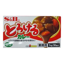 에스비 토로케루 카레 소스믹스 순한맛, 1kg, 1개