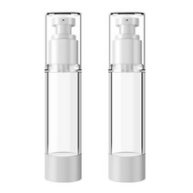 DM 뷰티 휴대용 스프레이 로션 공병 플랫 진공 100ml, 혼합 색상, 2개입