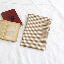 대일컴퍼니 대연방수원단 스몰체크709 패브릭원단, 브라운