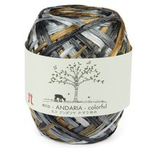 하마나카 에코 안다리아 뜨개실, 256번 컬러풀, 80m