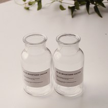 리버그린 시약병 넓은입구 2p 250ml, 투명