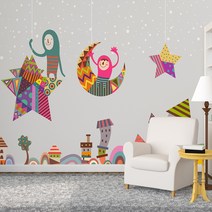 잇디자인 뮤럴규격 합지벽지 IJH0131A, 혼합 색상