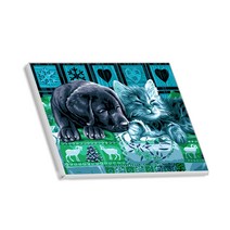 헬로페인팅 반하지오 그림그리기 DIY 도면 강아지와고양이10 + 3p 랜덤 발송, 혼합 색상