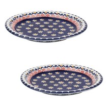 디어리빙 북유럽플라워 접시 16.5cm 네이비, 2개, 접시 16.5 cm 2p