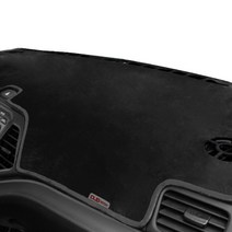 DUB 골드 에디션 벨벳 대쉬보드커버 블랙 원단 + 그레이 라인, 구형 SM7 2005~2007년