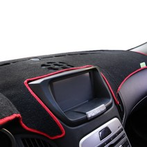 본투로드 에코 대쉬보드커버 블랙 원단 레드 라인   DUB 종이 방향제, BMW, E92 3시리즈 2008년~2012년(탑모니터형)