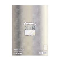 폼텍 바코드용 광택 전산라벨 62.7 x 30.1 mm x 20매 LA-3104, 27칸, 1개