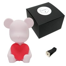 라띠크제이 러블리 석고방향제 하트 핑크, 블랙체리